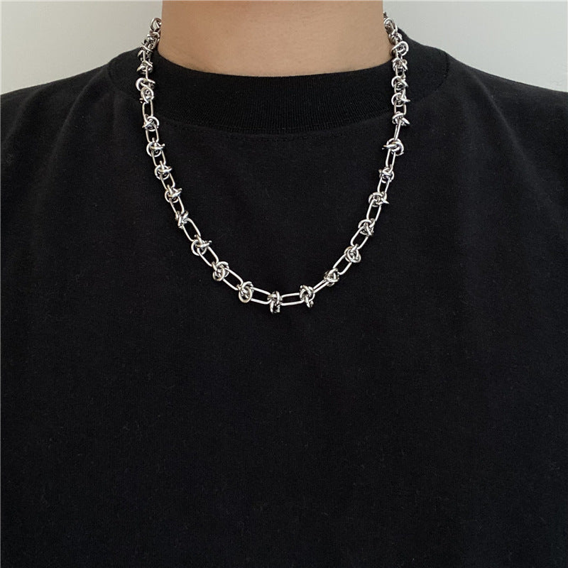 Knot Chain - Stylish Linked Silver Chain