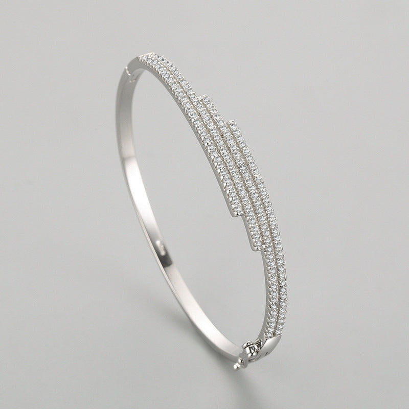 Zircon Lines Bracelet