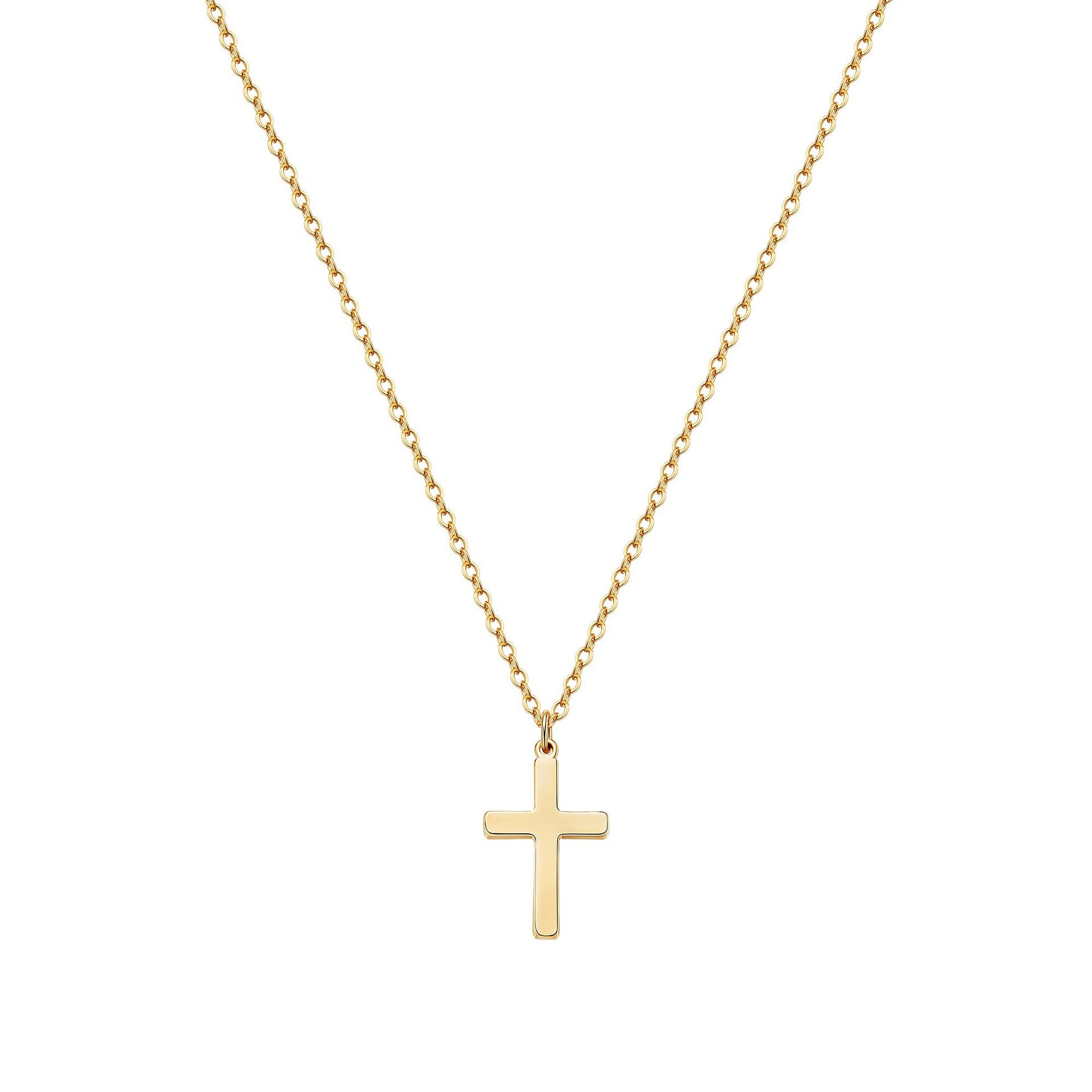 Faith Necklace - Minimal Gold Cross Pendant