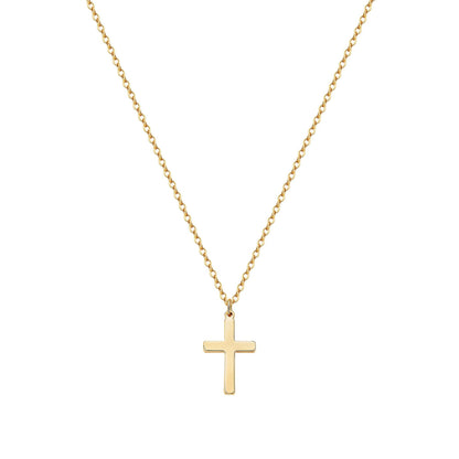 Faith Necklace - Minimal Gold Cross Pendant