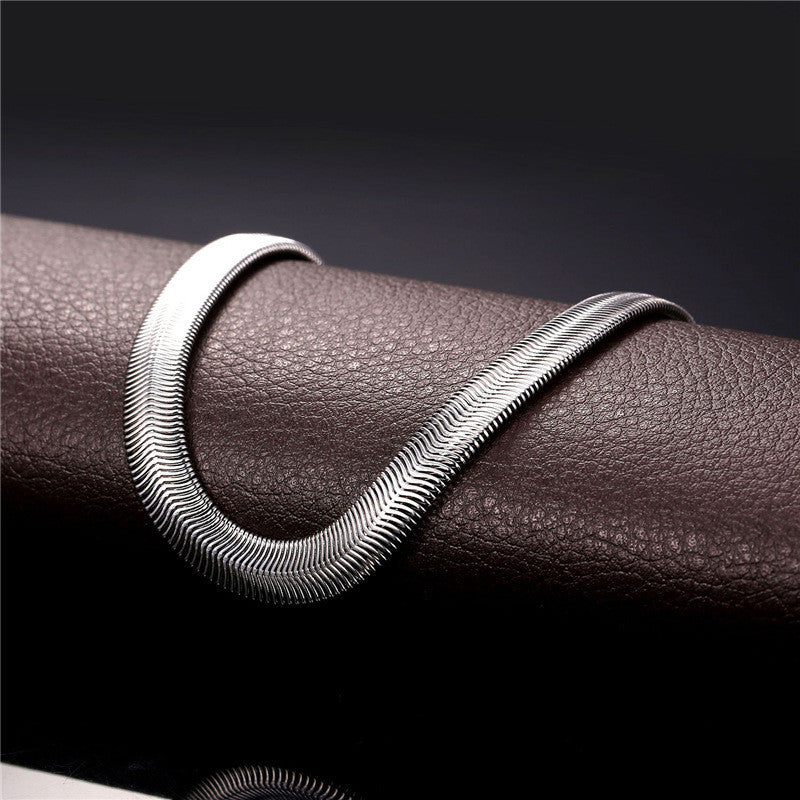 Snake Chain - Sleek and Modern Silver Chain
