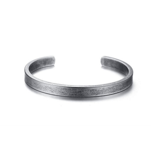 Unisize Cuff - Simple Adjustable Silver Bracelet