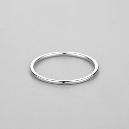 Minimalistic Ring - Simple and Sleek Silver Band