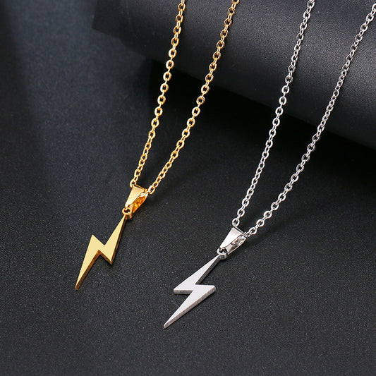 Lightning Necklace - Trendy Bolt Pendant Necklace