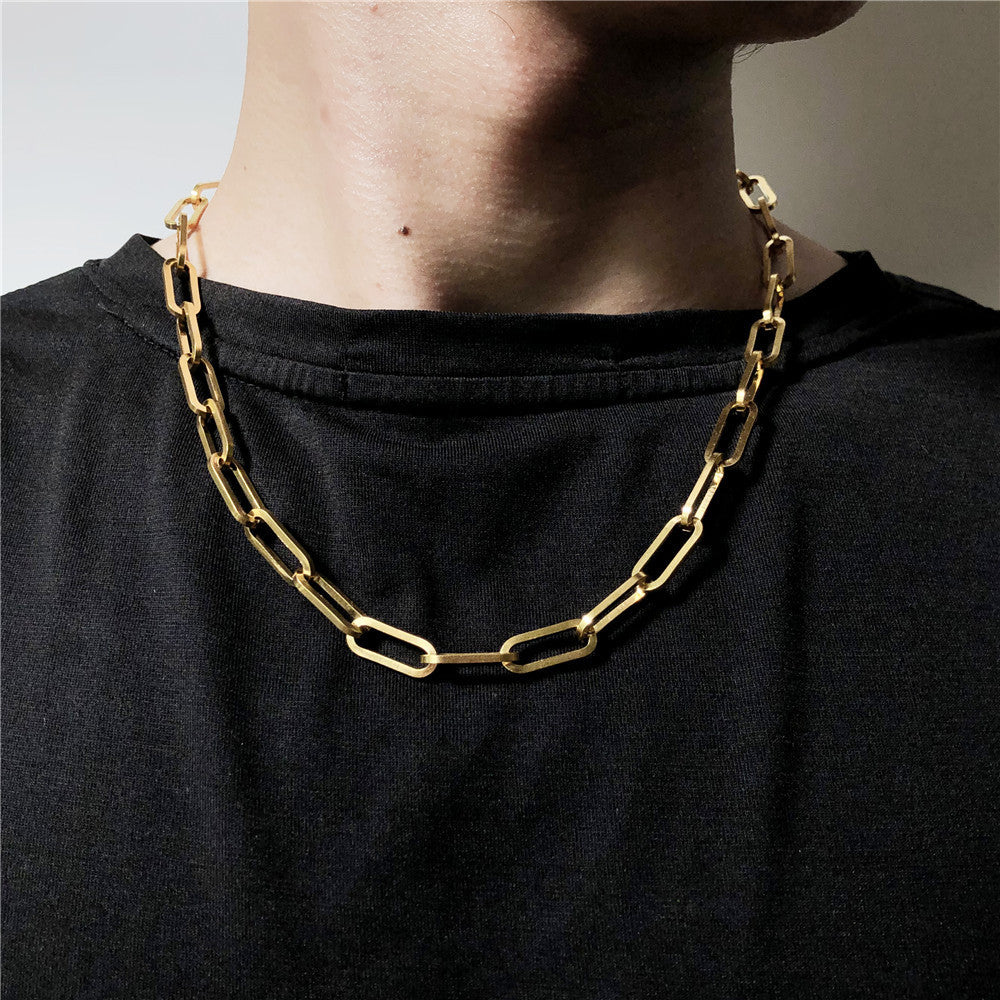 Big Rolo Chain - Chunky Gold Statement Necklace