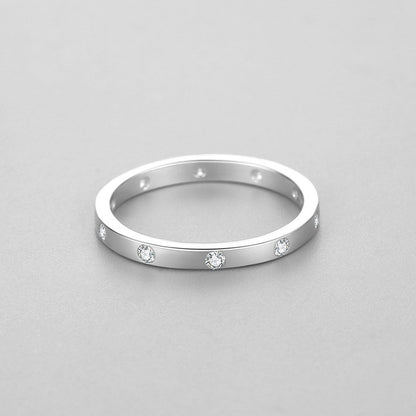 Meticulous Shine Ring - Simple Diamond Accent