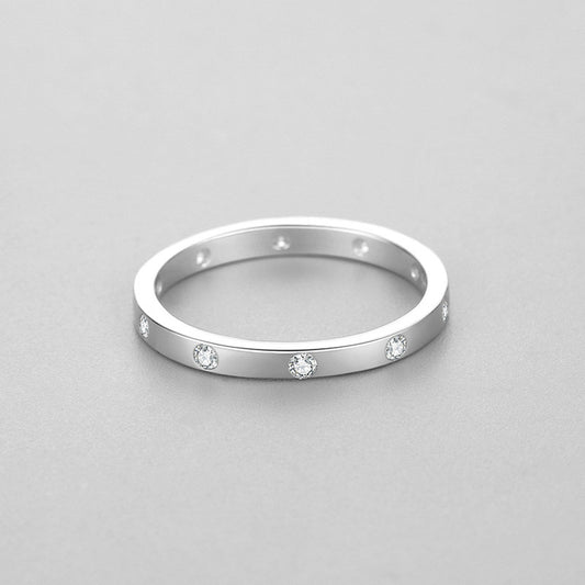Meticulous Shine Ring - Simple Diamond Accent