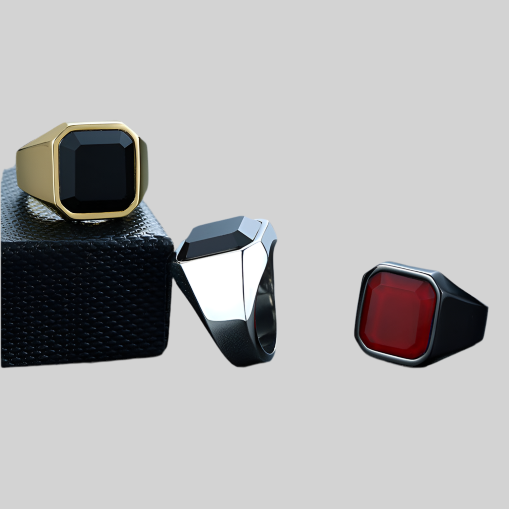 Geometric Square Ring