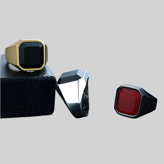 Geometric Square Ring