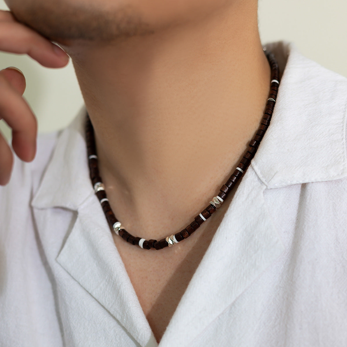 Wood Bead Necklace