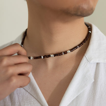 Wood Bead Necklace