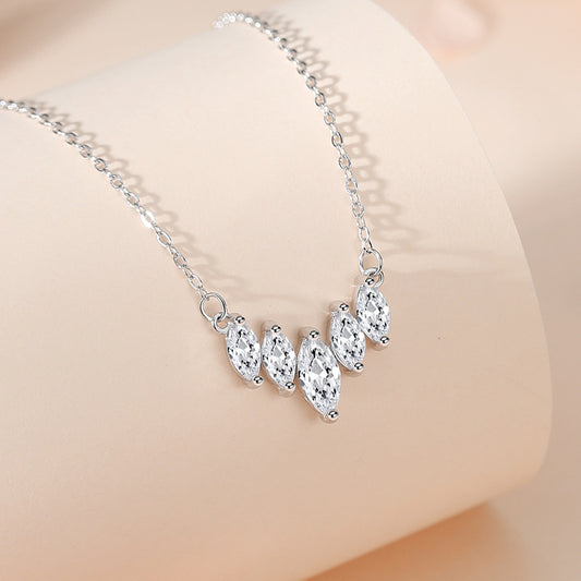 V-Drop Necklace - Sparkling Statement Jewelry