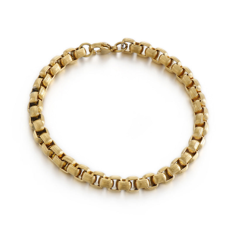 Texturized Box Bracelet